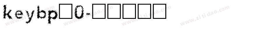 keybp_0字体转换