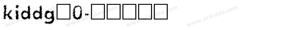 kiddg_0字体转换