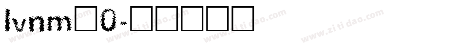 lvnm_0字体转换