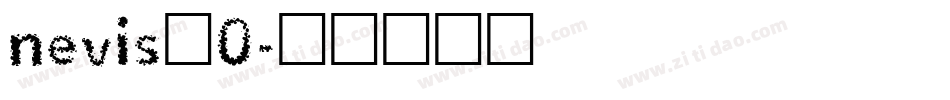 nevis_0字体转换