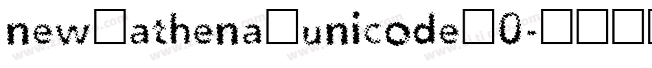 new_athena_unicode_0字体转换