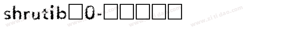 shrutib_0字体转换