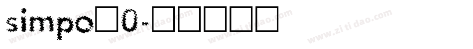simpo_0字体转换