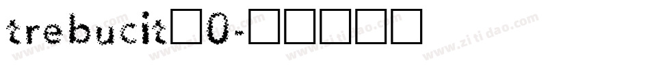 trebucit_0字体转换