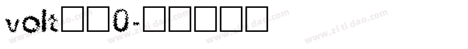 volt__0字体转换