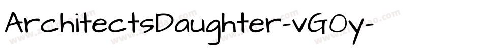 ArchitectsDaughter-vG0y字体转换