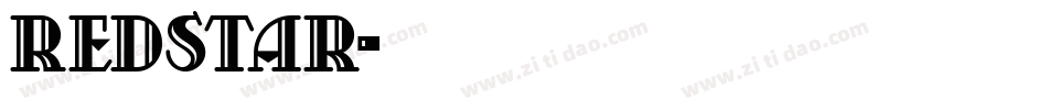 Redstar字体转换