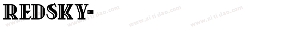 redsky字体转换