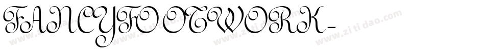 FANCYFOOTWORK字体转换