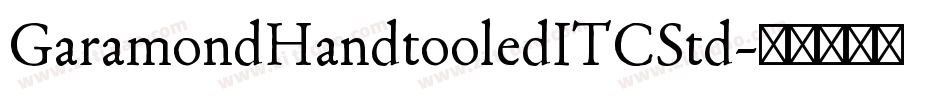 GaramondHandtooledITCStd字体转换