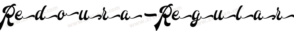 Redoura-Regular-2字体转换