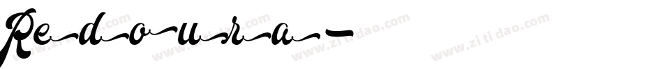 Redoura字体转换