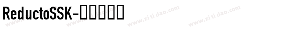 ReductoSSK字体转换