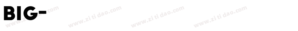 BIG字体转换
