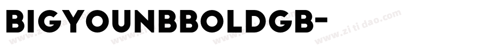BigYounBboldGB字体转换