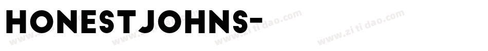 Honestjohns字体转换