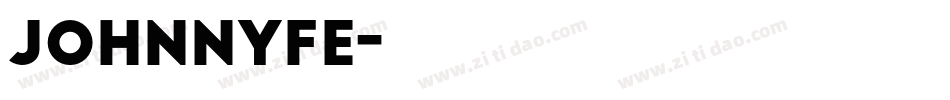 johnnyfe字体转换