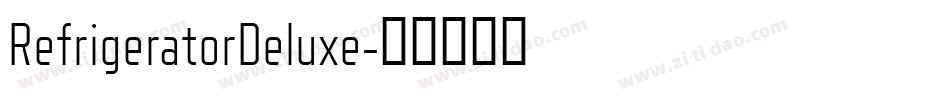 RefrigeratorDeluxe字体转换