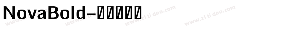 NovaBold字体转换