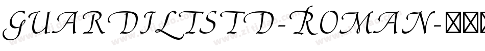 GuardiLTStd-Roman字体转换
