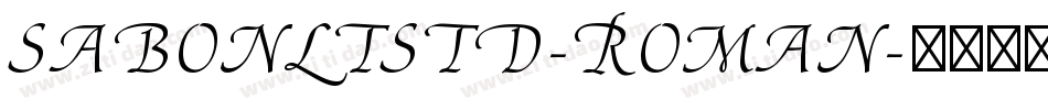 SabonLTStd-Roman字体转换