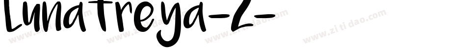 Lunafreya-2字体转换
