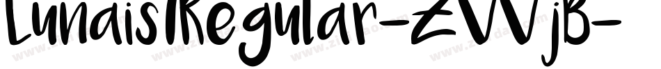 Lunais1Regular-ZVVjB字体转换