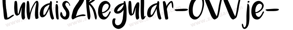 Lunais2Regular-OVVje字体转换