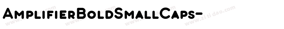AmplifierBoldSmallCaps字体转换