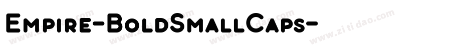 Empire-BoldSmallCaps字体转换