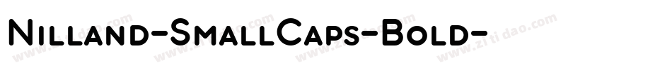 Nilland-SmallCaps-Bold字体转换