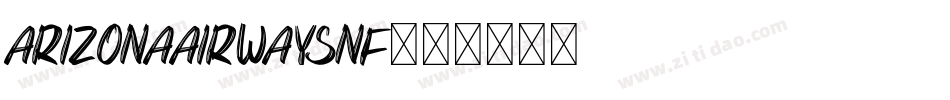 ArizonaAirwaysNF字体转换