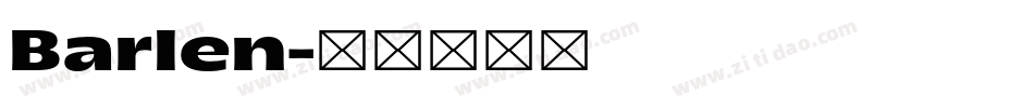 Barlen字体转换