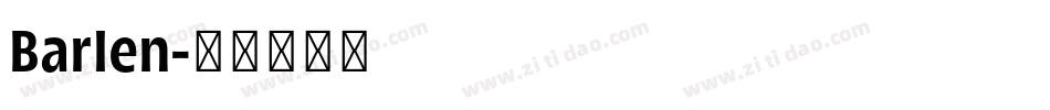 Barlen字体转换