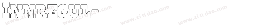 Innregul字体转换