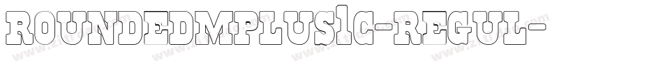 roundedmplus1c-regul字体转换