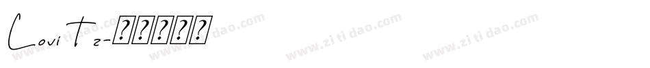 Lovitz字体转换