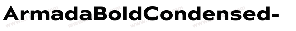 ArmadaBoldCondensed字体转换