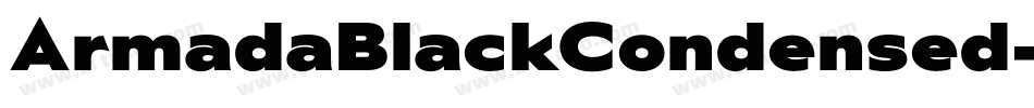 ArmadaBlackCondensed字体转换