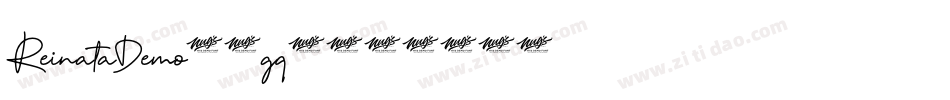 ReinataDemo-9gq2字体转换