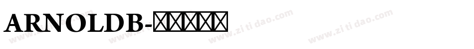 ARNOLDB字体转换