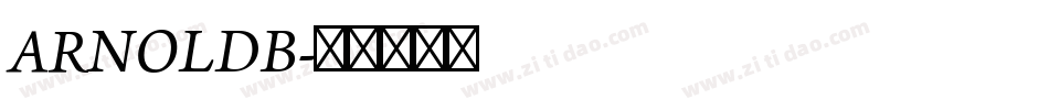 ARNOLDB字体转换