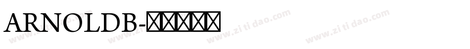 ARNOLDB字体转换