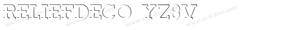 Reliefdeco-Yz8v字体转换