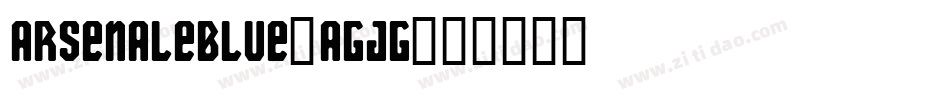 ArsenaleBlue-aGjg字体转换