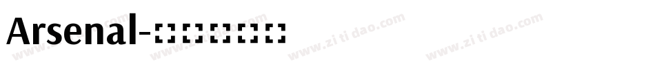 Arsenal字体转换