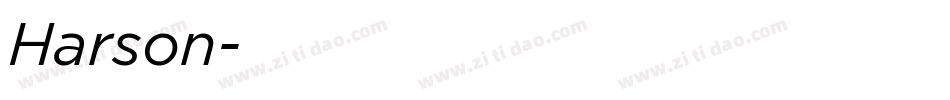 Harson字体转换