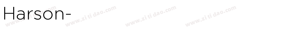 Harson字体转换