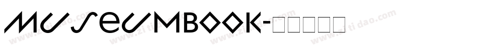 MuseumBook字体转换