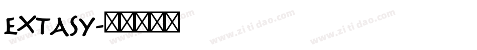 EXTASY字体转换
